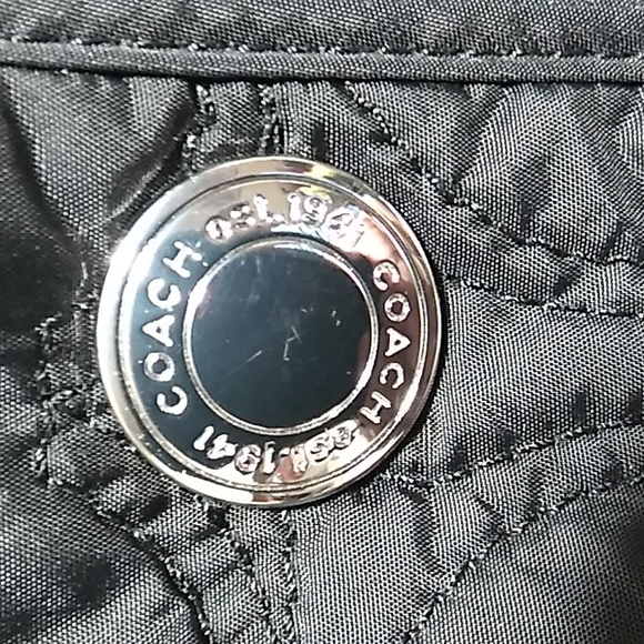 FINAL SALE! Coach Monogram Quilted Coat Sz. S/P Very Good Condition - Picture 6 of 16